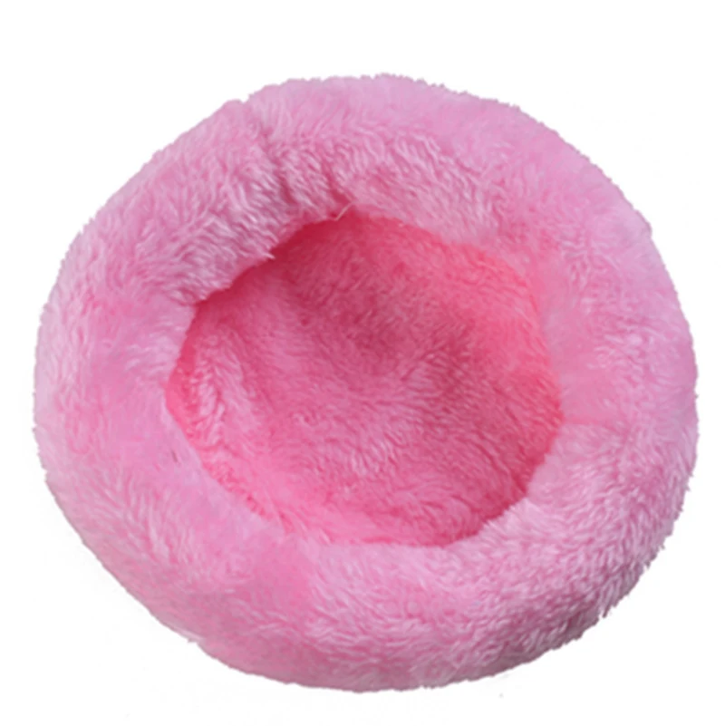 Hamster Bed Winter Round Velvet Warm Sleep Mat Pad for Hamster/Hedgehog/Squirrel/Mice/Rats and Other Small Animals