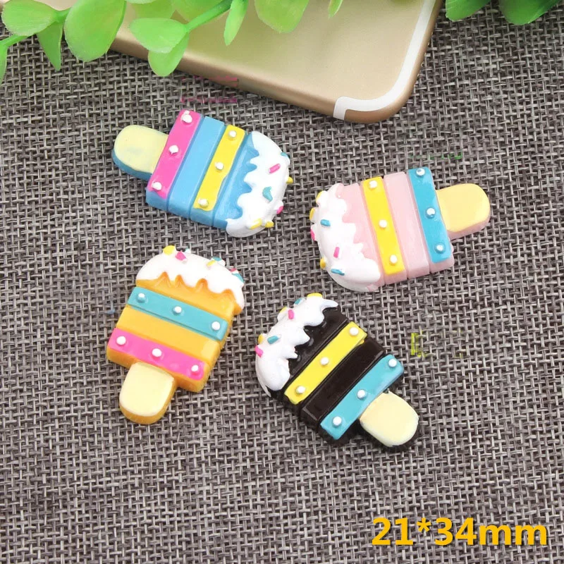 

40 шт., Кабошоны для волос, 21 х34 мм