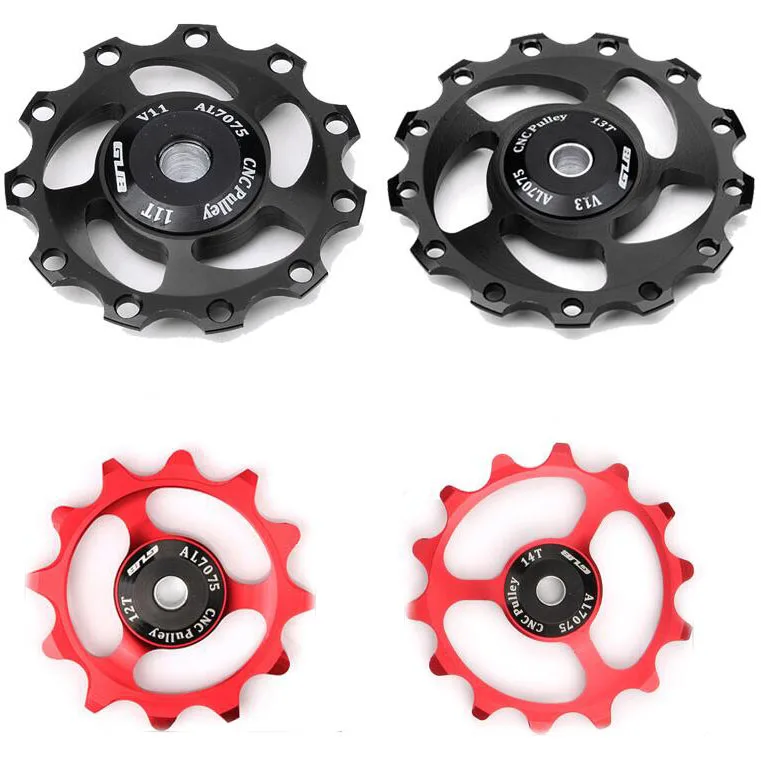 

GUB 11T 12T 13T 14T MTB Bicycle Rear Derailleur Jockey Wheel 9/10/11 Speed Guide Pulley Alloy CNC For for Shimano SRAM Road Bike