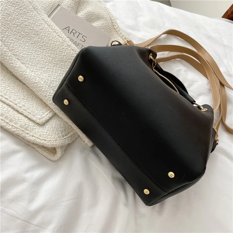Luxury Handbags Designer Letter Pu Leather Women Shoulder Bags High Capacity Ladies Crossbody Bag Fashion Casual Female Tote Bag