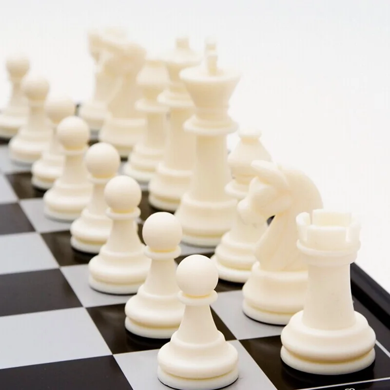 

3 in 1 Folding Chess Set Shut The Box Dice Board Game Wooden Chess Game Backgammon Checkers Chessboard Chess Pieces Chessman