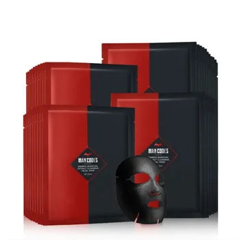 

New Man's Facial Mask Moisturizing Oil-Control Cleaning Pores Brighten Skin Tone Bamboo Charcoal Mask 2020