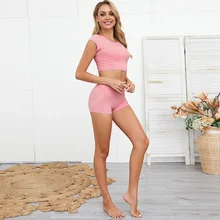 Горячие сетчатые красные шорты для фитнеса с высокой талией обтягивающие шорты быстросохнущие спортивные фитнес-шорты Женщины