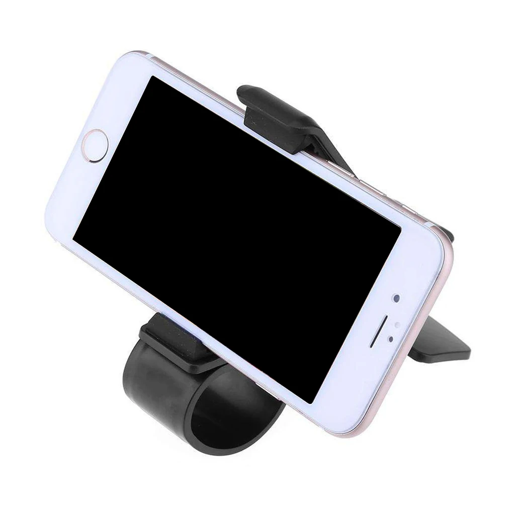 3.0-6.5inch Car Phone Holder Dashboard Cellphone Mount Dashboard Clip Mount Stand for GPS and Smart Phone Mobile Clip Stand