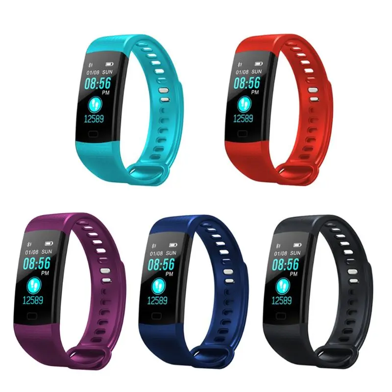 

Y5 Smart Bracelet TPU Strap Replacement Bracelet Smart Wristband Watch band Accessories for Y5 Smart Watch T4MD