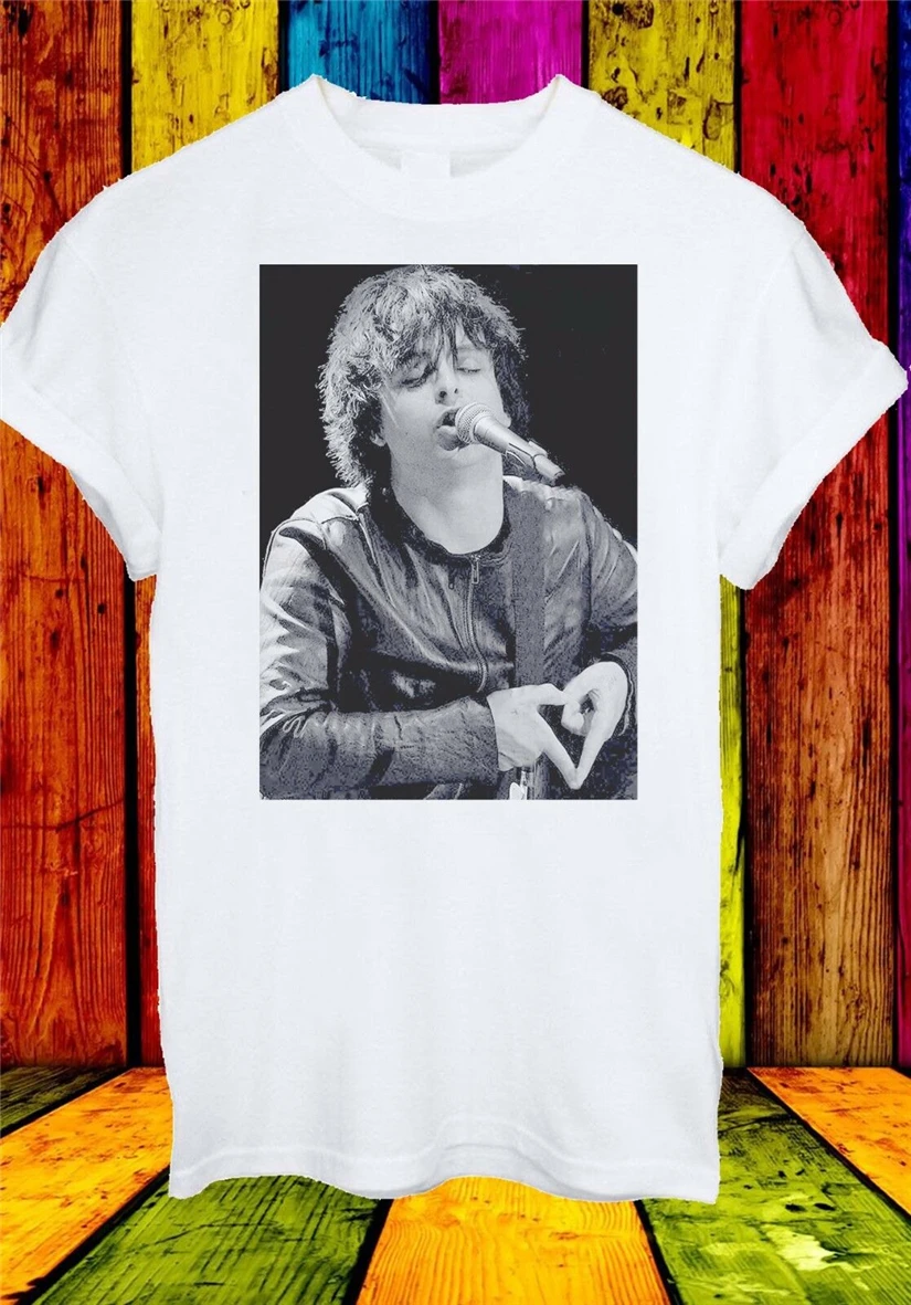 Billie Joe Armstrong Billy Punk Rock Green Day Band Мужская и женская футболка унисекс 67 Топы Футболка |