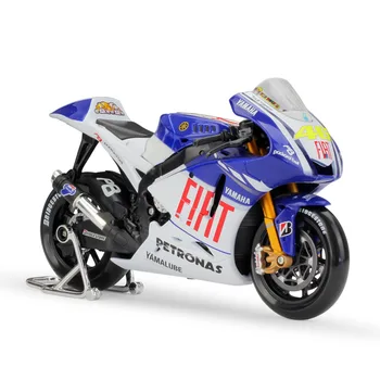 

6pcs/lot Wholesale MASITO 1/10 Scale Classic Motorbike Series Yamaha 2009 Diecast Metal Racing Motorcycle Model Toy