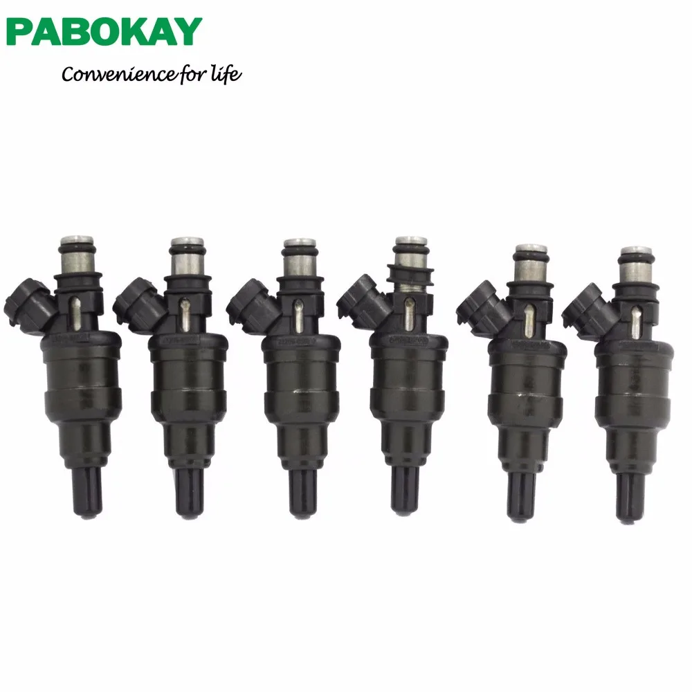 

6 pieces x For 89-95 Toyota 4Runner Pickup 3.0L V6 fuel injector 195500-5410 23209-65020 23250-65020 155-0108 FJ526 4G1594 M265