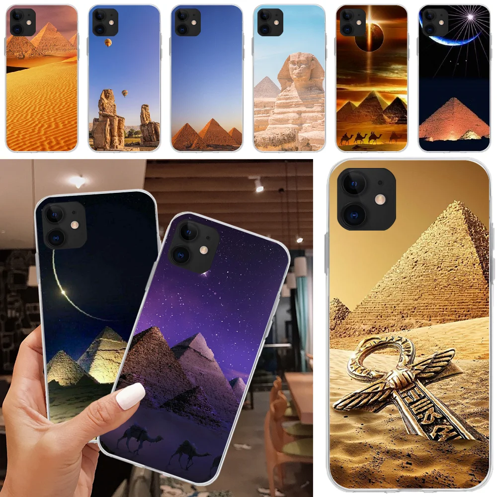 ByLoving Египетские пирамиды ТПУ Мягкий силиконовый чехол для телефона iPhone 5C 5 5S SE 7 8