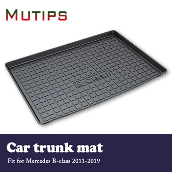 

Mutips Car Cargo rear trunk mat For Mercedes B-class W246 W247 2011 2012 2013 2014 2015 2016 2017 2018 2019 Anti-slip carpet pad