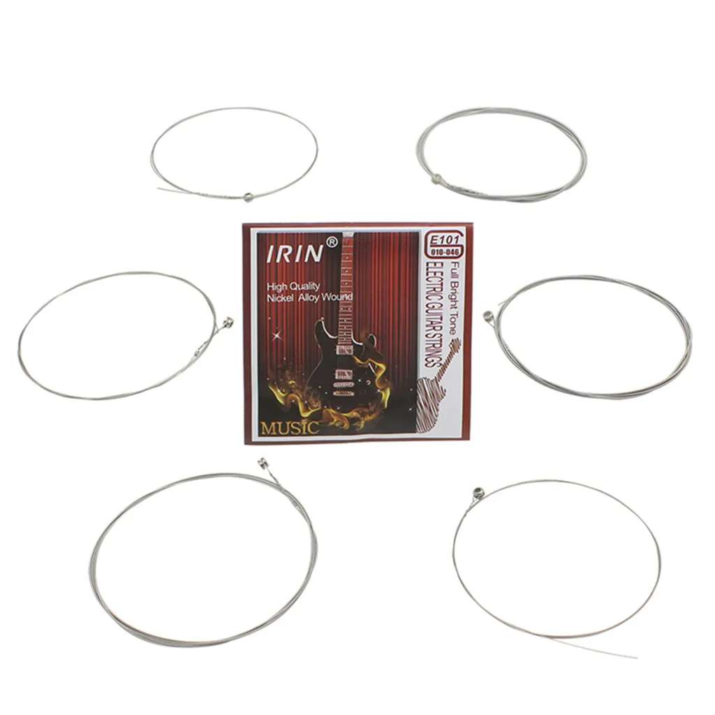 6pcs Nickel Alloy Electric Guitar String Guitars Part Accessory Irin E101 6pcs Nickel Alloy Electric Guitar String Guitars Part Accessory Irin E101