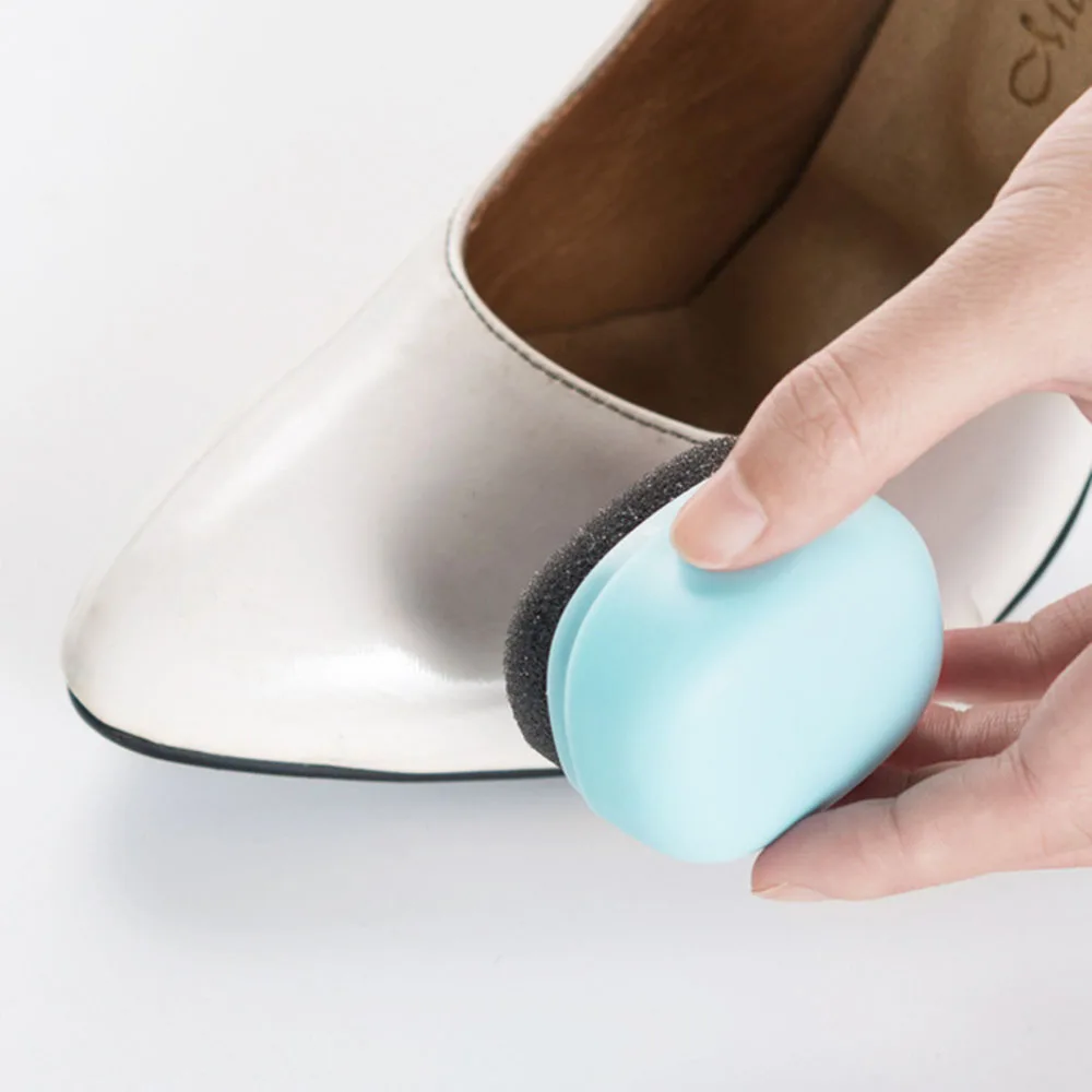 Portable Polishing Shoes Supplies Mini Cleaning Brushes Home Cleaning Accessories Sponge Tools Shoe Brushes Sponge Shoes