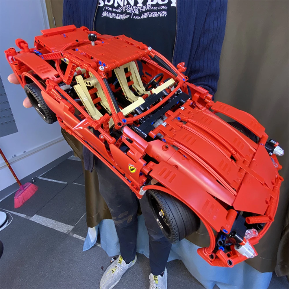 Экспертная креативная высокотехнологичная серия City 33007 RSR красный супер гоночный