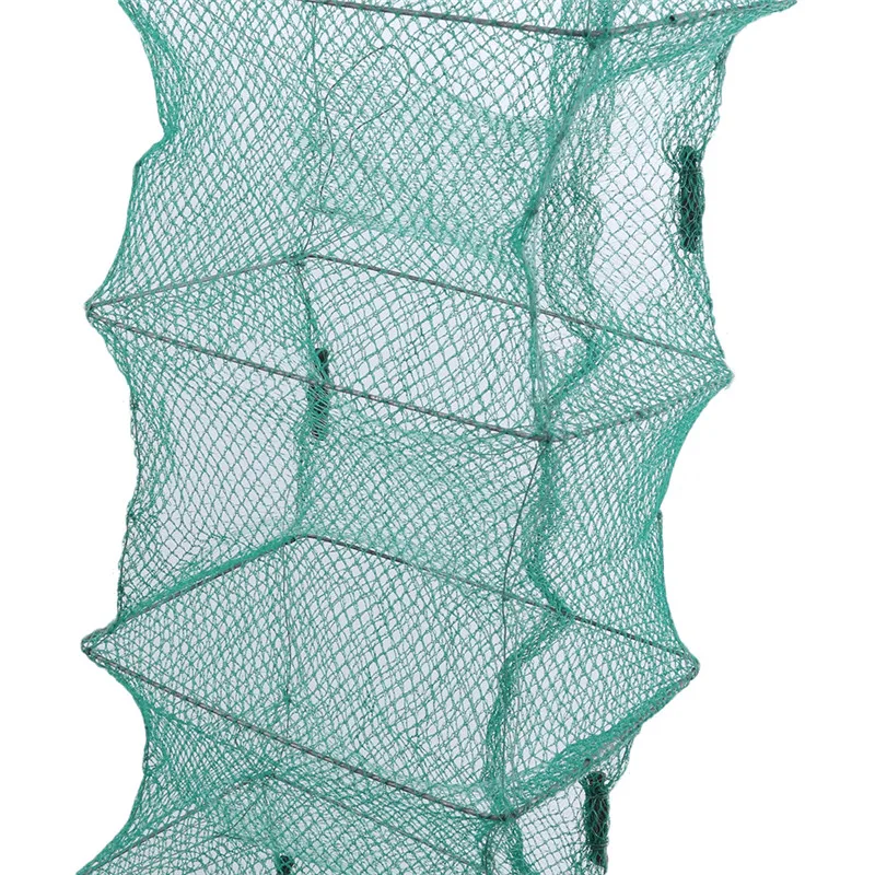 1 шт. Нейлоновая рыболовная сеть крабов ловушка для омаров живая складная