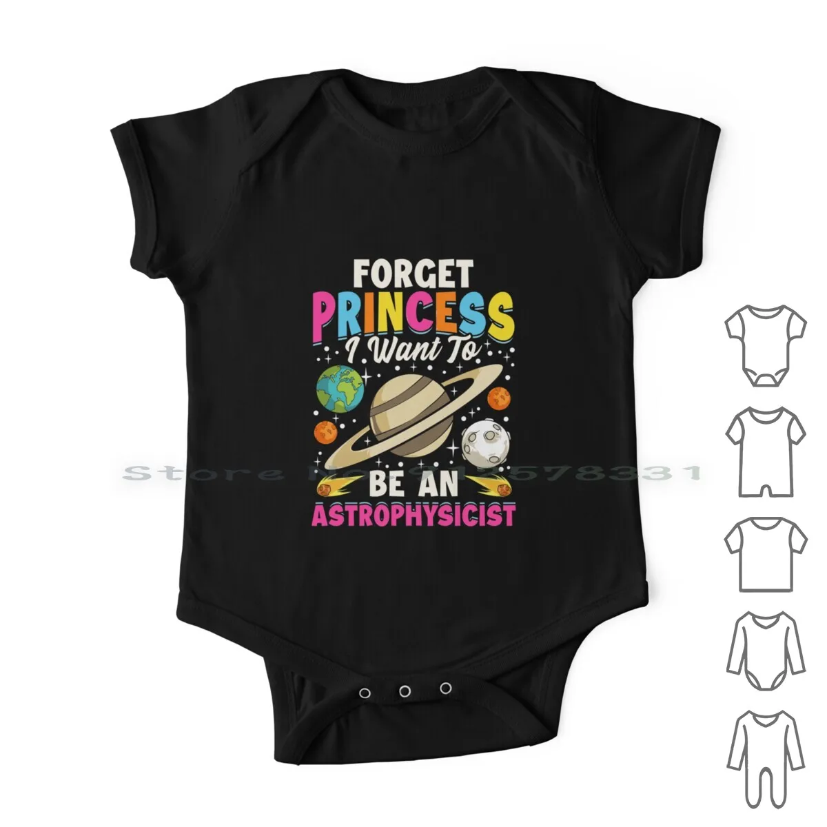 

Forget Princess I Want To Be An Astrophysicist Pun Newborn Baby Clothes Rompers Cotton Jumpsuits Forget Princess I Want To Be