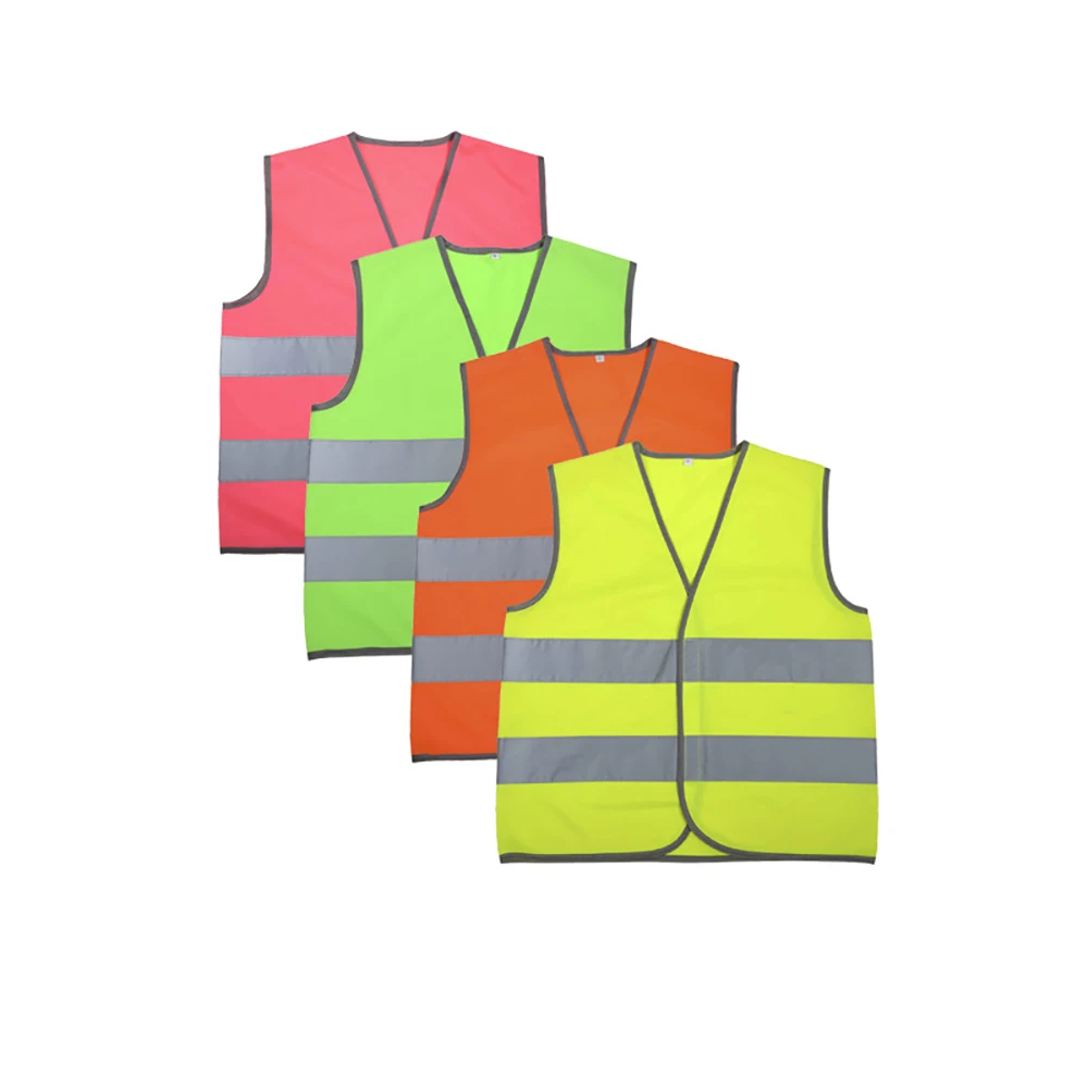 Kids Reflective Safety Vest School Children Training Breathable Vest High Visibility Reflective Strips