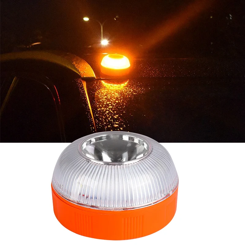 Comprar Luz de emergencia portátil para coche, baliza luminosa de emergencia  homologada V16, luz estroboscópica de inducción magnética  naranja/azul/rojo, nueva