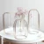 Nordic Creative Vase Home Decor Золотая Стеклянная Ваза Гидропоника Завод Держатель Железная Линия Цветы Орнамент Украшения Домашнего Сада Горячий