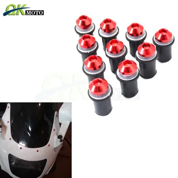 

5mm CNC Aluminum Bolt Screw Accessories Motorcycle Windscreens Screw Kit For Yamaha TDM850 TDM900 TDM 850 900 Fastener screw