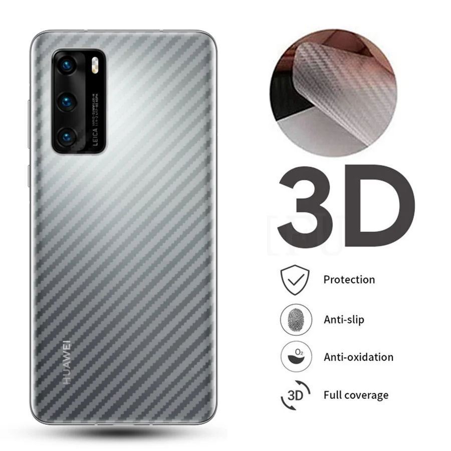 10 шт./лот 3D Защитная пленка для экрана из углеродного волокна Huawei Mate 20 P30 P40 Pro Lite 5T