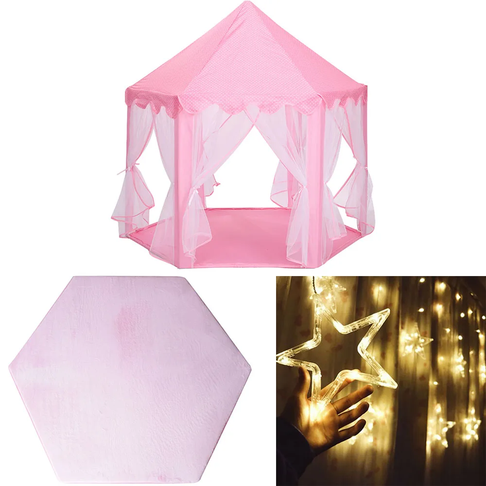 Детские игрушки палатка Cabana Infantil мяч бассейн наружная Игровая палатка Tipi девочка мальчик замок игровой домик Принцесса замок детская палатка - Цвет: WJ3003AP3P7