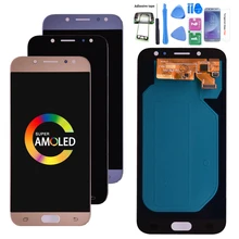 Супер Amoled ЖК-дисплей для samsung Galaxy J7 Pro J730 J730F ЖК-дисплей и кодирующий преобразователь сенсорного экрана в сборе Супер Amoled ЖК-дисплей для samsung Galaxy J7 Pro J730 J730F ЖК-дисплей и кодирующий преобразователь сенсорного экрана в сборе