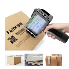 Faith Handle Portable Inkjet Printer 12.7mm TIJ  Printing Machine for Case Box Carton