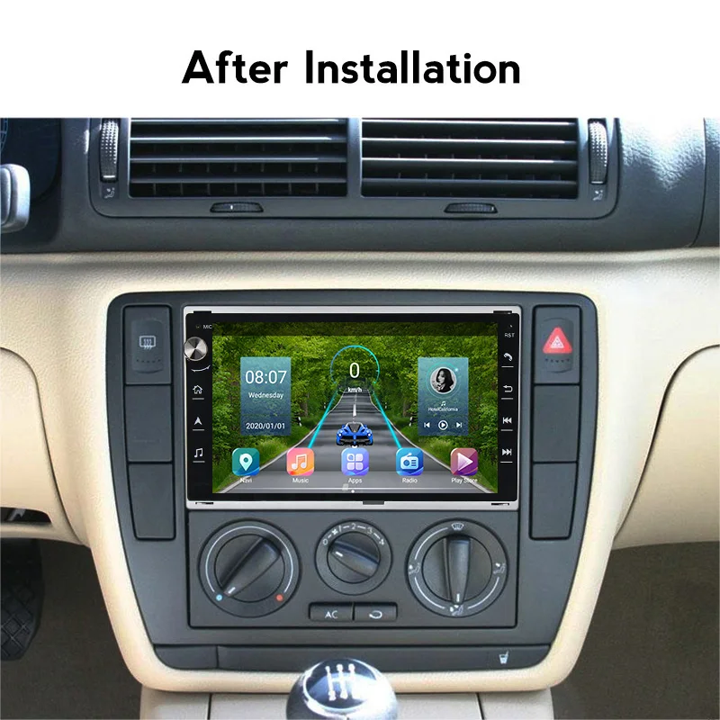 Автомагнитола 2 Din Android 10 0 DVD радио GPS Авторадио для VW PASSAT B5 B4 JETTA BORA GOLF 4 SHARAN POLO MK5 MK4 MK3