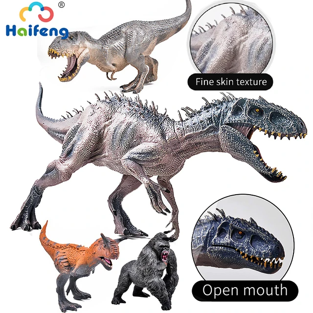 Dinosauri originali Jurassic World giocattoli per bambini figure Texture  della pelle animali Tyrannosaurus Rex Model For Boy Educational Toys -  AliExpress