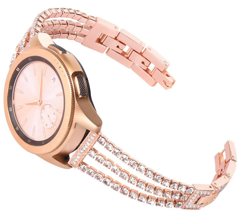 Huawei watch gt band для samsung Galaxy watch 46mm активный Шестерни S3 Frontier 42 мм S2 классический amazfit ремешок Bip 20/22 мм металлический ремень