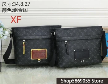 

Luxury Leather Handbags Men/Women Bags Louis Vuitton LV- Designer Brand Women's Shoulder Bag Large Capacity Ladies Hand Bag L365