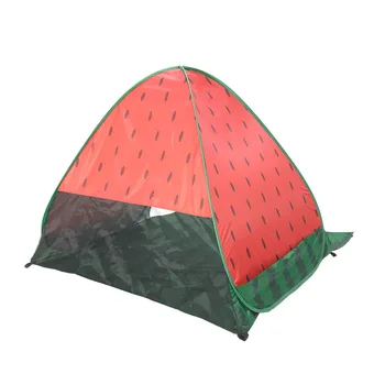 

Beach Tent Pop Up Automatic Open Watermelon Tent Family Ultralight Folding Tent Tourist Camping Anti-UV Sun Shade 2-5 Persons