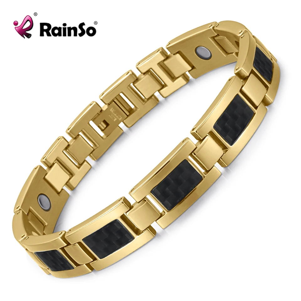Браслет из нержавеющей стали Rainso 2020 браслет с магнитным покрытием для
