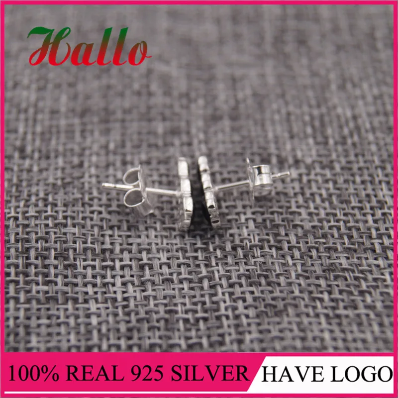 12MM 918453570 Aretes de mujer joyas de plata 925 серьги-гвоздики с натуральным камнем для женщин brincos pendientes plata de ley 925 mujer - Цвет камня: 12MM 918453570
