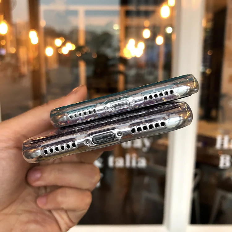 2019 Glitter Luxury Case For Iphone XR Case Iphone 7 6 6s 8 Plus Cases Soft TPU Transparent Cover For Iphone X XS Mas Case