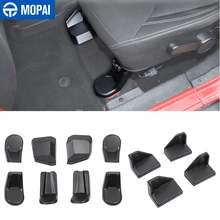 Mopai molduras interiores para jeep wrangler jk frente do carro assento traseiro parafuso capa de proteção para jeep wrangler jk 2007-2017