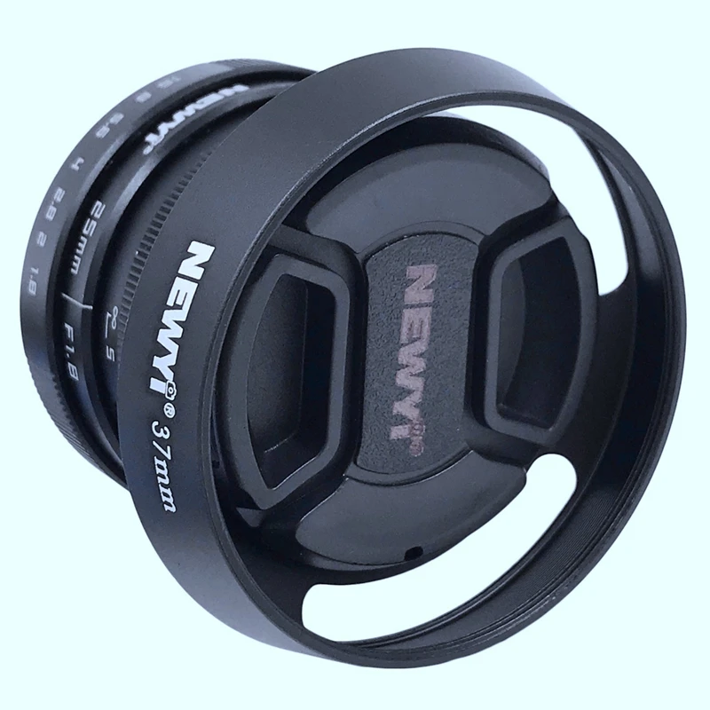  Promotion--Newyi 25Mm F/1.8 Cctv Mini Lens for All M4/3 / Mft Mount Mirror Camera & Hood Adapter 7  - 4.00018E+12