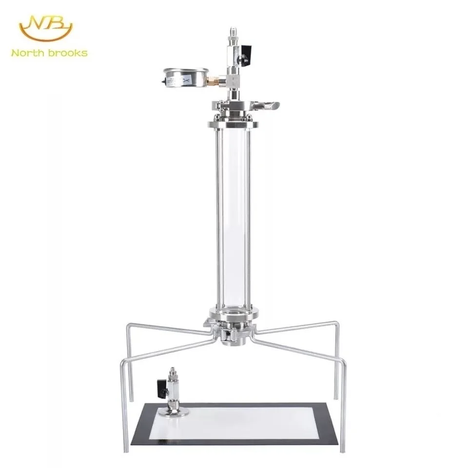 

90g closed glass column pressure extractor home visible extractor
