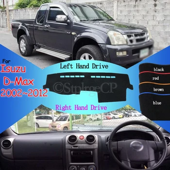 

Carpet Dashboard Cover Pad Protective Pad Dashmat Avoid Light Pad for Isuzu D-Max LUV Colorado Rodeo KB LB Canyon 2002~2012 RA