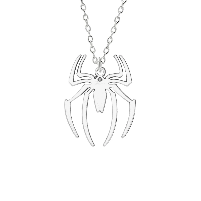 Новейший кулон ожерелье в форме паука кулон-талисман в индийском стиле ожерелье сплав Материал Модные Простые Ювелирные изделия прямые продажи