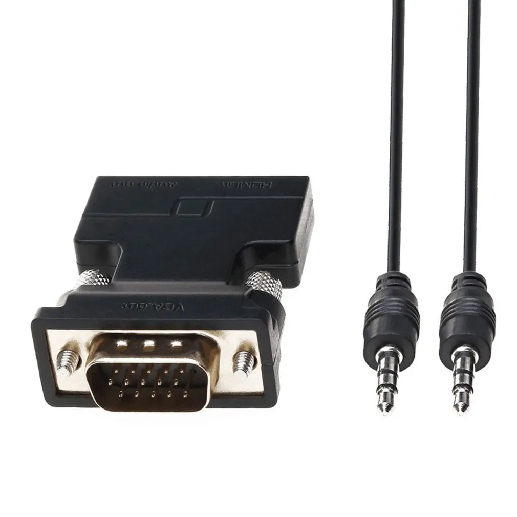 Hdmi к Vga с аудио выходным кабелем с Аудио Hdmi конвертер адаптер с аудио адаптером конвертер