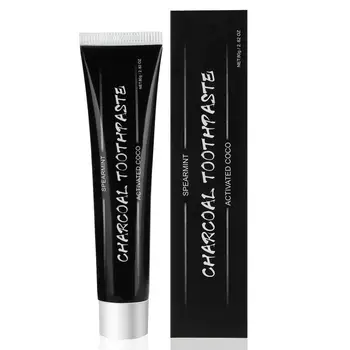 

100g Charcoal Toothpaste Natural Activated Charcoal Oral Dental Toothpaste Toothpaste Tools FDA Whitening Teeth Hygiene D3E4