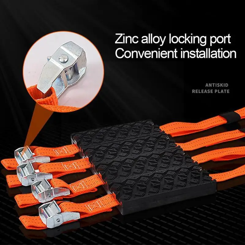 1PC Car Tire Anti-skid Chain Traction Mat Plastic Mud Sand Escape Device Tools Board Traction for Snow Mud Road Universal