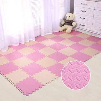 

9 Pcs Baby Foam Puzzle Play Floor Mat Pad Game Gym Carpet Crawling Rug 30 x 30cm PE 9 Color Choose