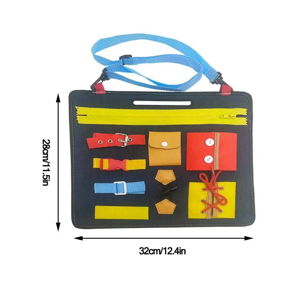  Felt Board Children's Toys Education 1-5 Years Old Toy Drawing Board Learning Dressing Buckle Basic - 4000405242593