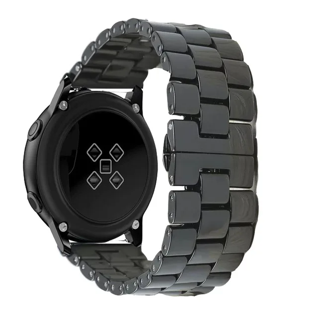 Белый Gear S3 Frontier керамический ремешок для samsung Galaxy watch 46 мм huawei watch gt активный ремешок 22 мм ремешок для часов correa браслет ремень - Цвет: Белый