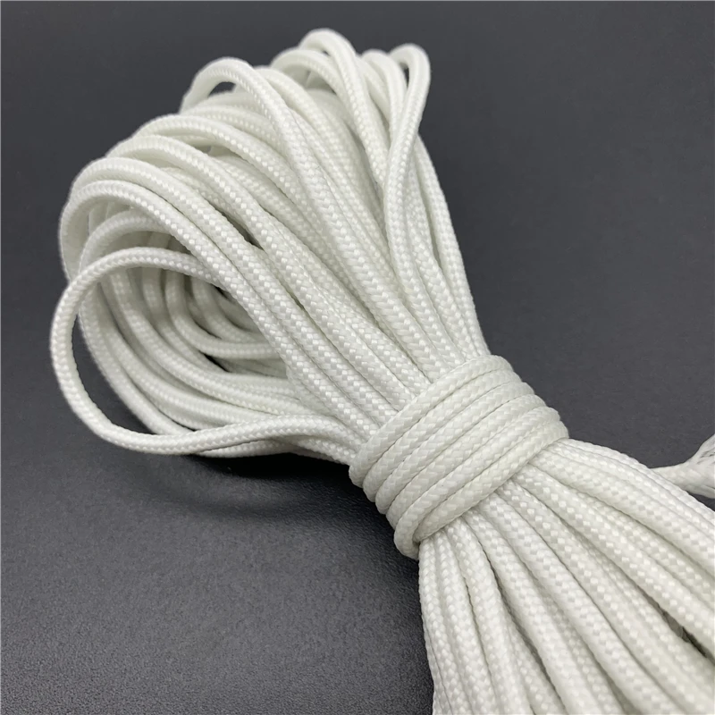 Nylon Cord Macrame Cord Waxed Cord Leather Cord Faux Suede Cord Pvc Cord Packaging Cord 5yards/Lot 2mm Luminous Rope Paracord Parachute Cord Lanyard Rope Mil Spec Type DIY Bracelet Accessories