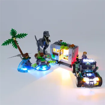

2 USB Powered LED Lighting Kit for Jurassic World Baryonyx Face Off: The Treasure Hunt 75935 (Only LED Light, No Block Kit)