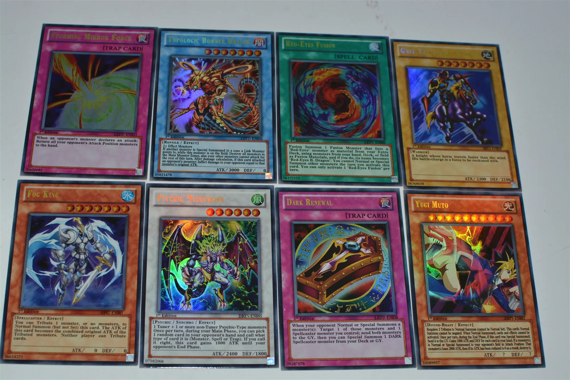 yugioh 100 pcs Holographic card set with box yu gi oh anime Game Collection Cards kids boys toys for children figure cartas