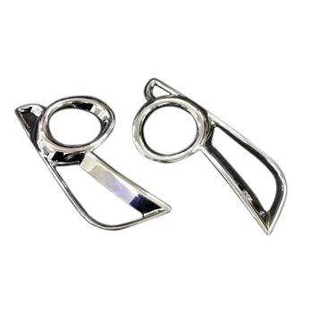 

Fit For Toyota Kluger Highlander 2017 2018 2019 Chrome Head Fog Light Lamp Front Foglight Cover Trim Garnish Accessories